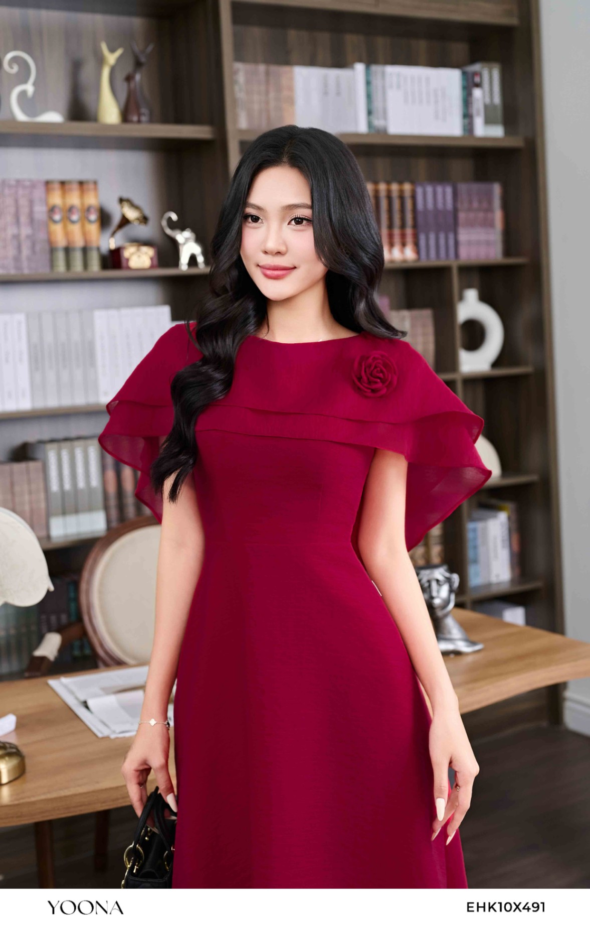 BD21B645 - Áo khoác dạ tweed