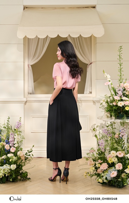 OH2S558 - Áo lụa satin