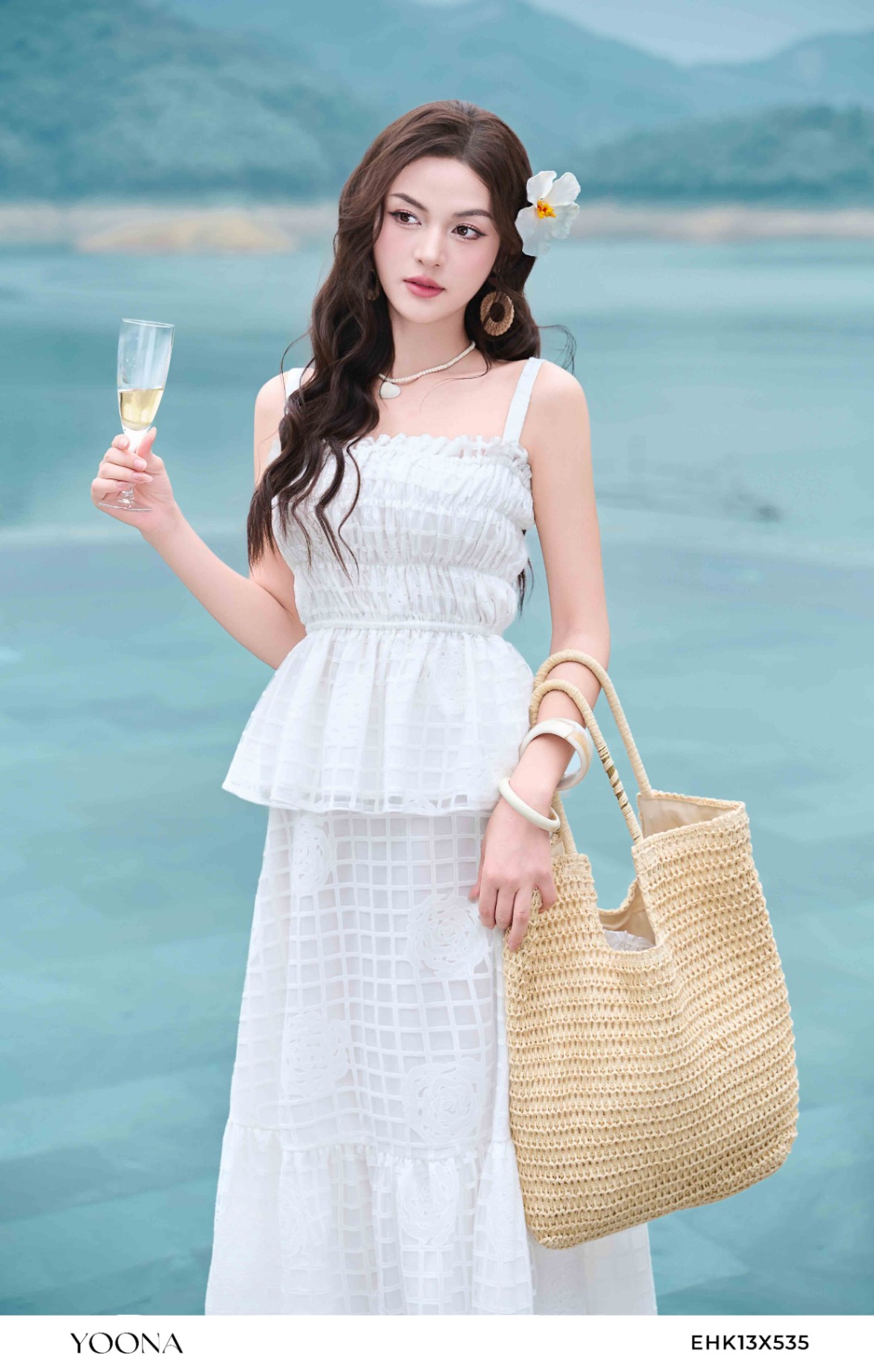 BD11X693 - Đầm dạ tweed