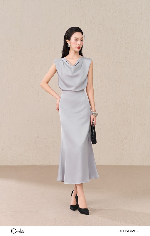 OH13B695 - Sét bộ lụa queen