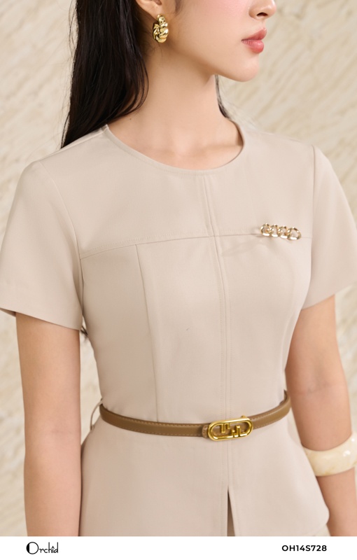 OH14S728 - Sét bộ twill silk gạo