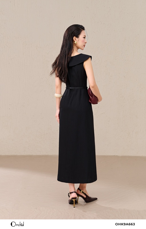 OHK9A663 - Đầm đũi xước