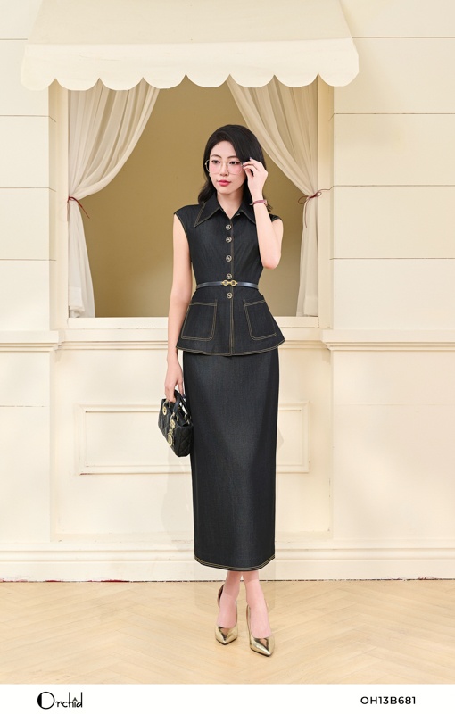OH13B681 - Sét bộ denim