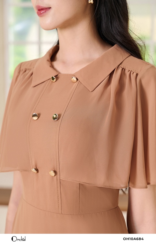 OH10A684 - Đầm voan ngựa