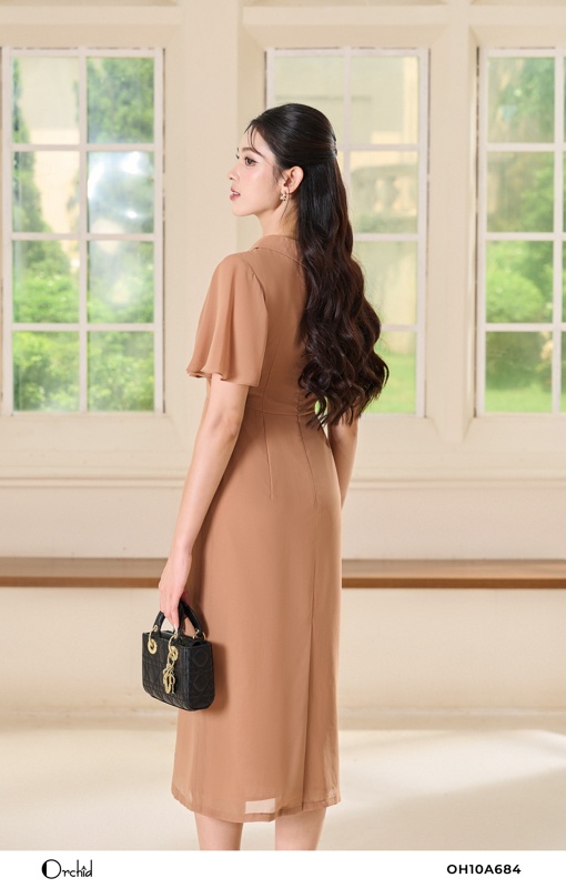 OH10A684 - Đầm voan ngựa