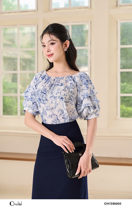 OH13B660 - Sét bộ tơ sạn hàn hoa