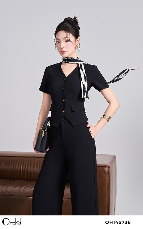 OH14S736 - Sét bộ twill silk gân
