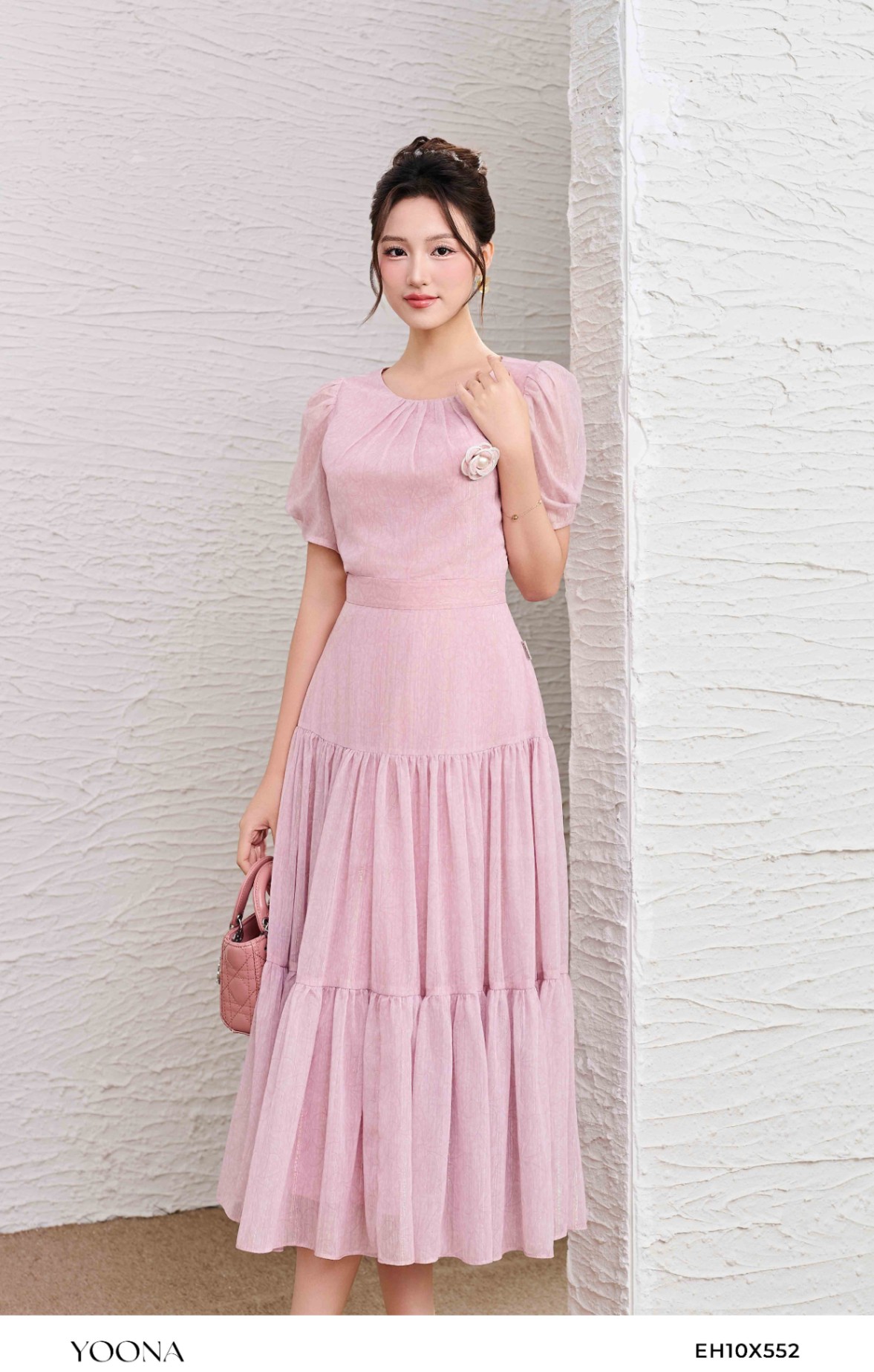 BD12X727 - Đầm umi kim tuyến