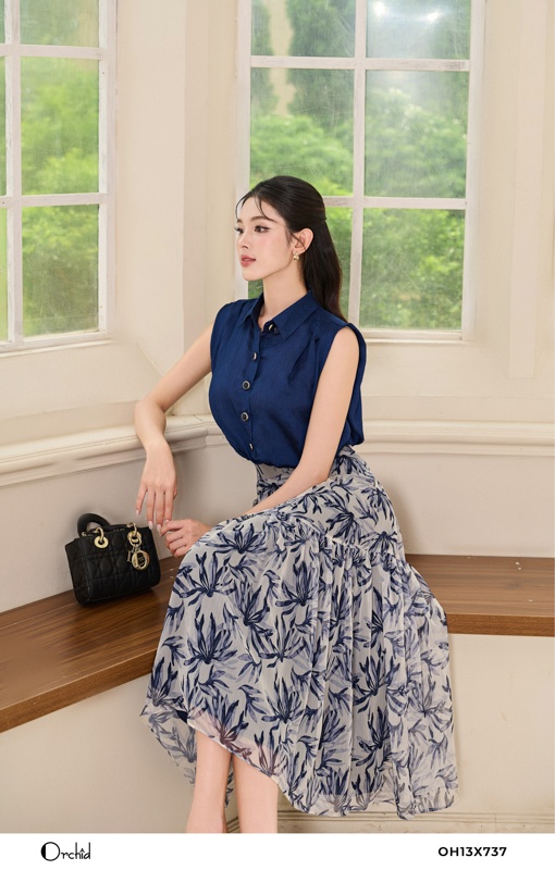 OH13X737 - Sét bộ tơ vân kẻ