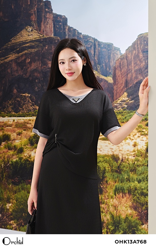 OHK13A768 - Sét bộ cotton gân sóng