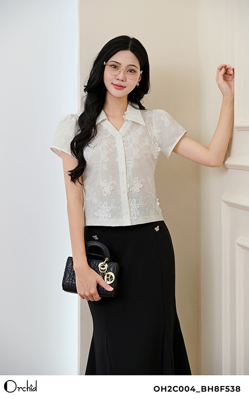 OH2C004- Áo ren lưới
