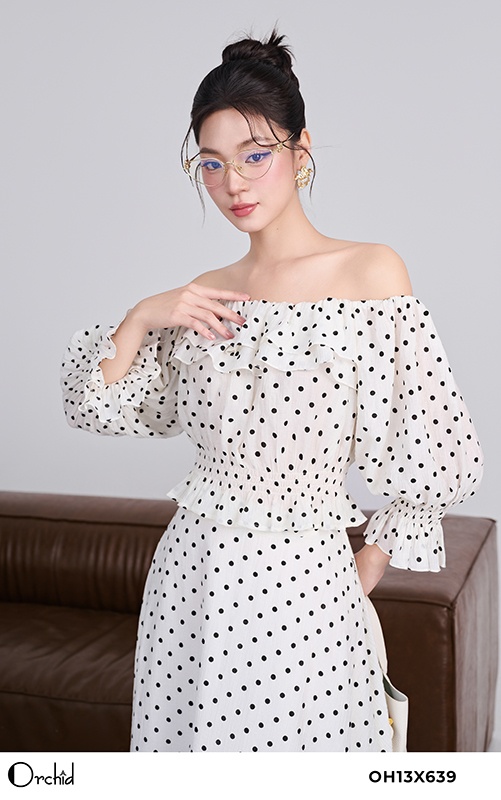OH13X639 - Sét bộ tơ chấm bi