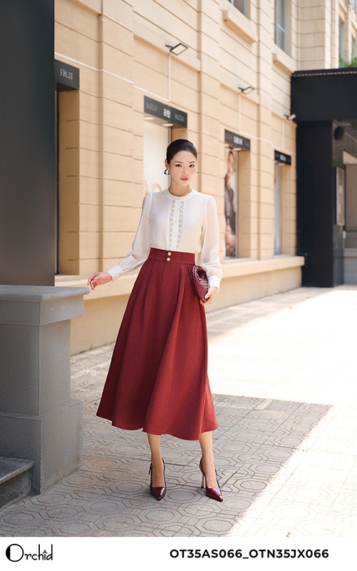 OT35AS066 - Áo tằm vân kẻ ô