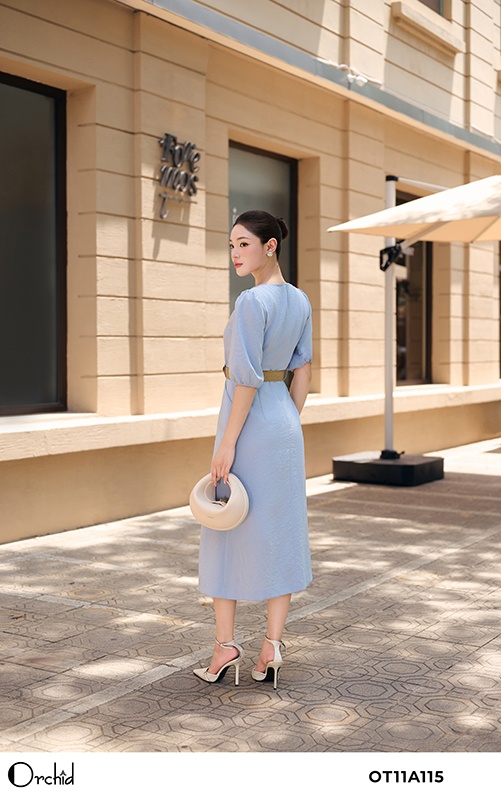 OT11A115 - Đầm đũi xước