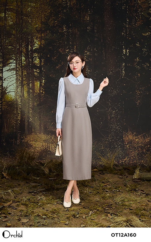OT12A160 - Đầm đũi xước