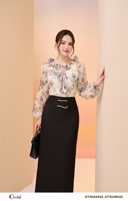 OT35JB022 - Juyp twill silk chéo