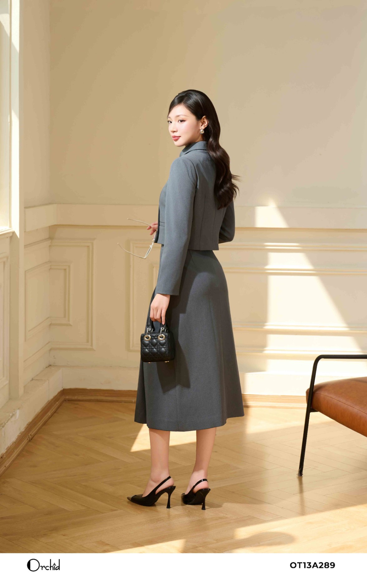 OT13A289 - Bộ twill silk chéo