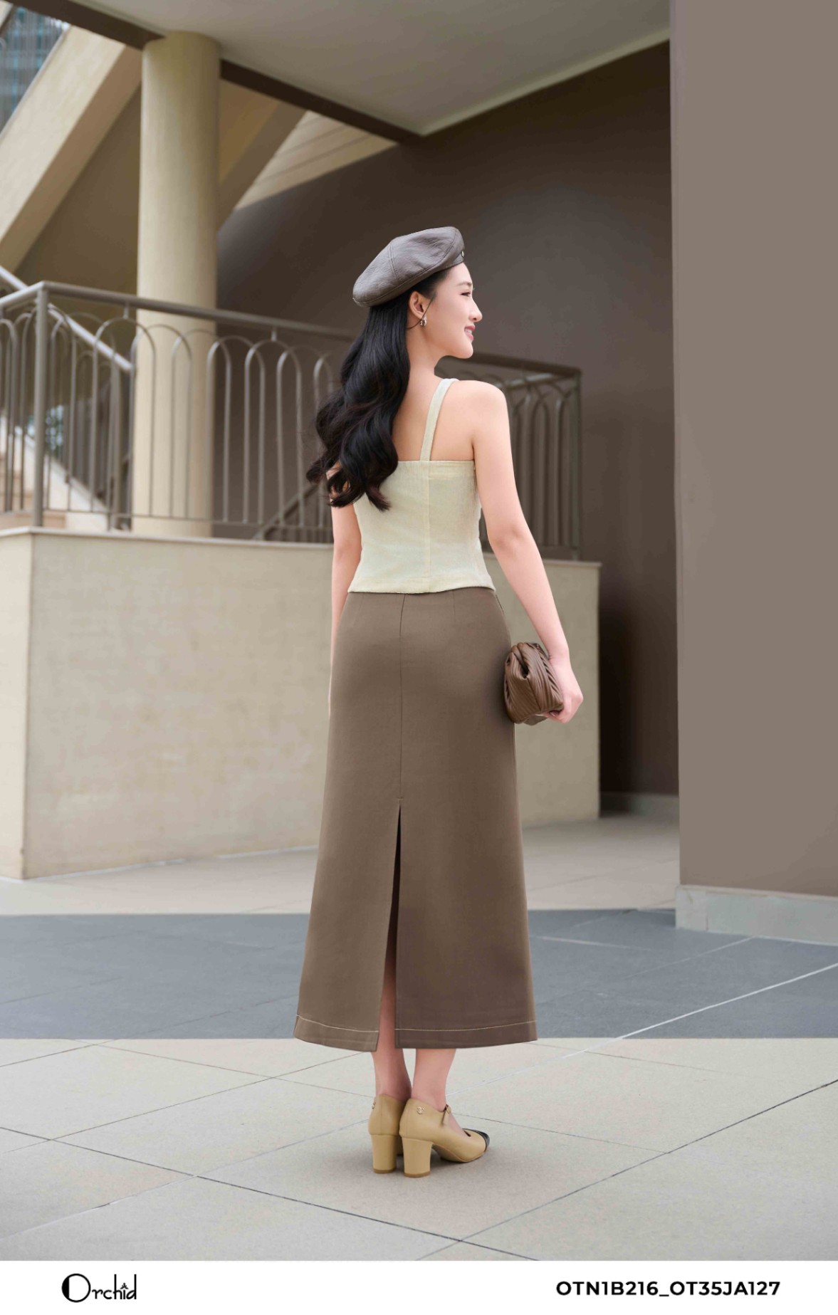 OTN1B216 - Áo nhung the