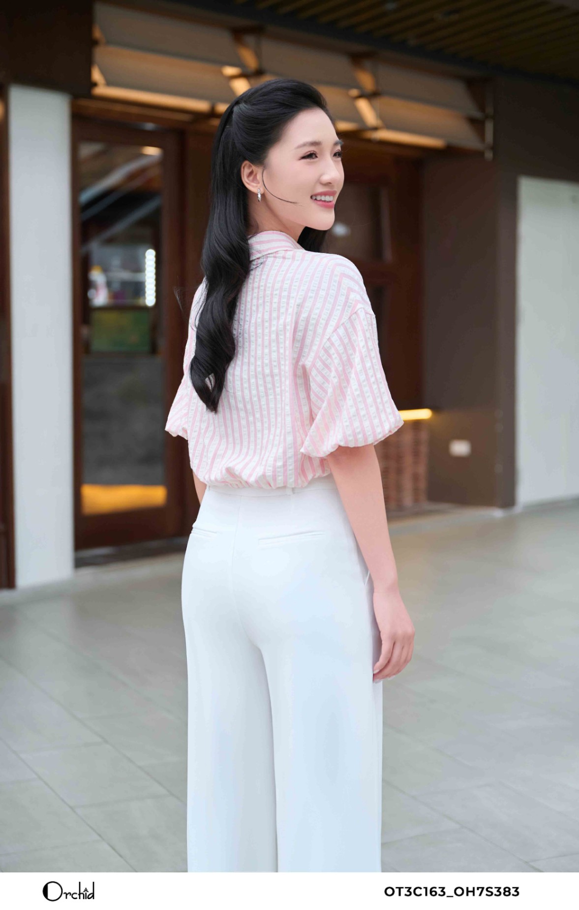 OT3C163 - Thô kẻ sọc
