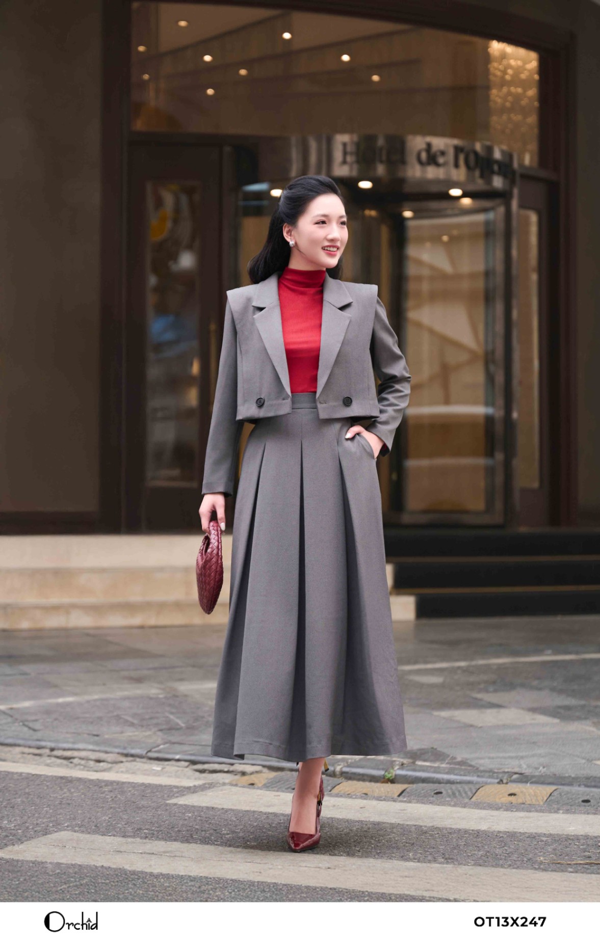 OT13X247 - Bộ twill silk chéo