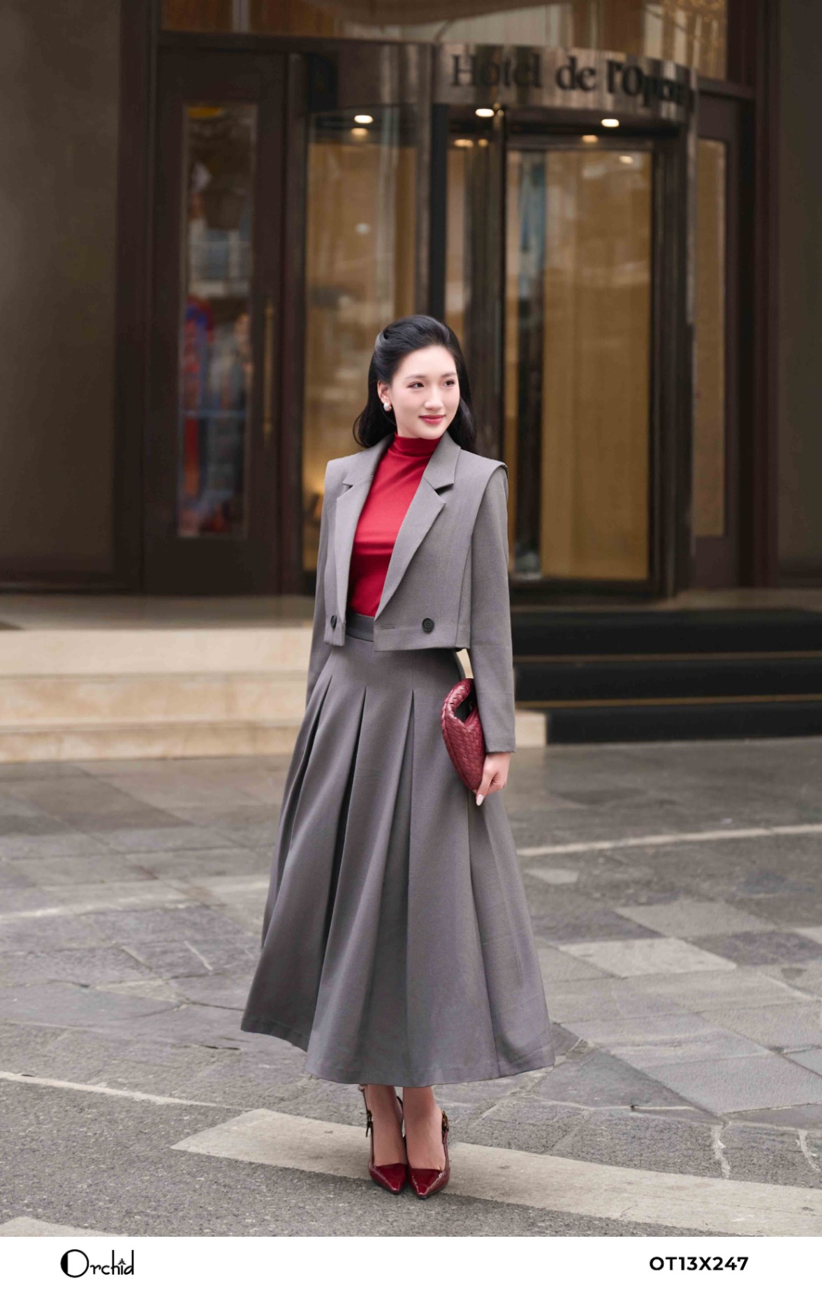 OT13X247 - Bộ twill silk chéo