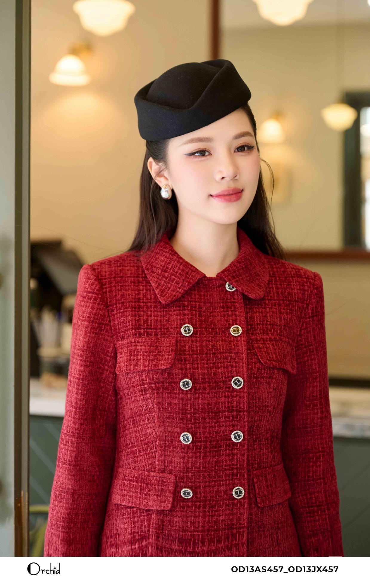 OD13AS457 - Bộ tweed nhung