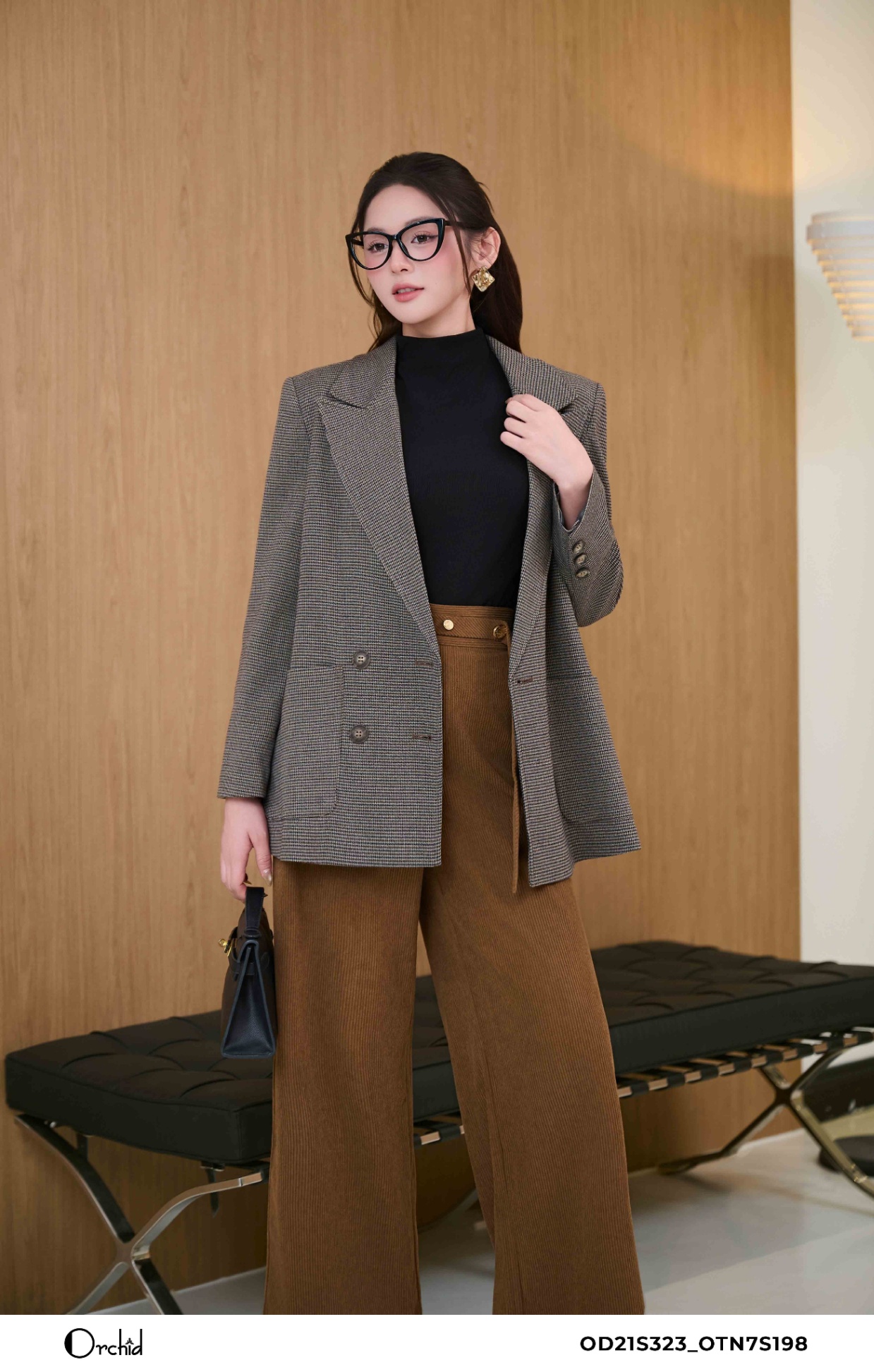 OD21S323 - Áo khoác twill silk