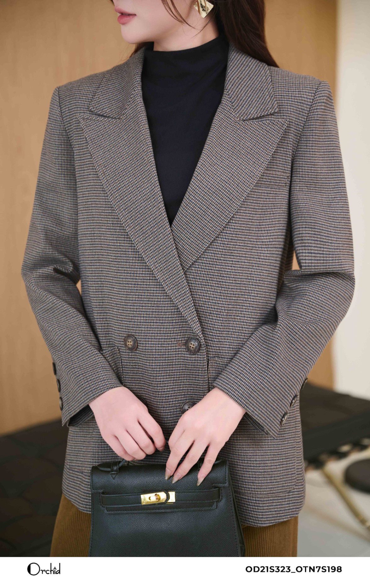 OD21S323 - Áo khoác twill silk