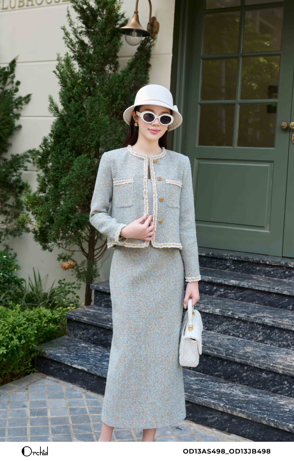 OD13AS498 - Bộ dạ tweed