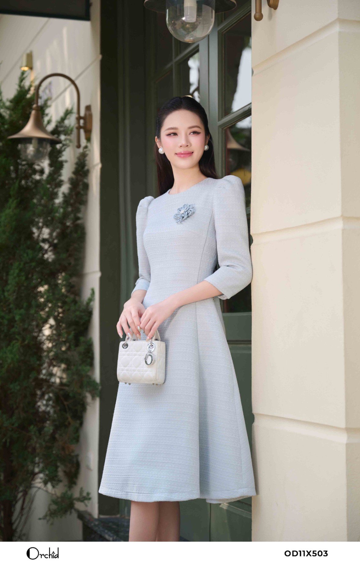 OD11X503 - Đầm tweed