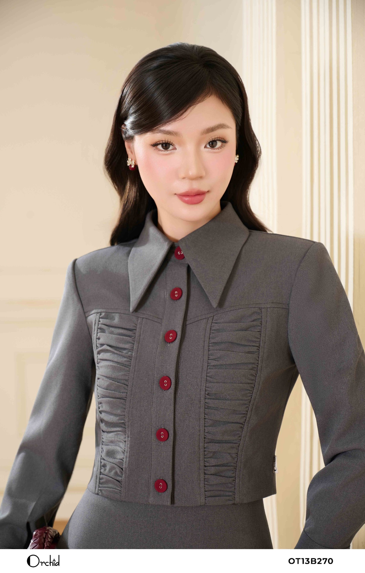 OT13B270 - Bộ twill silk chéo