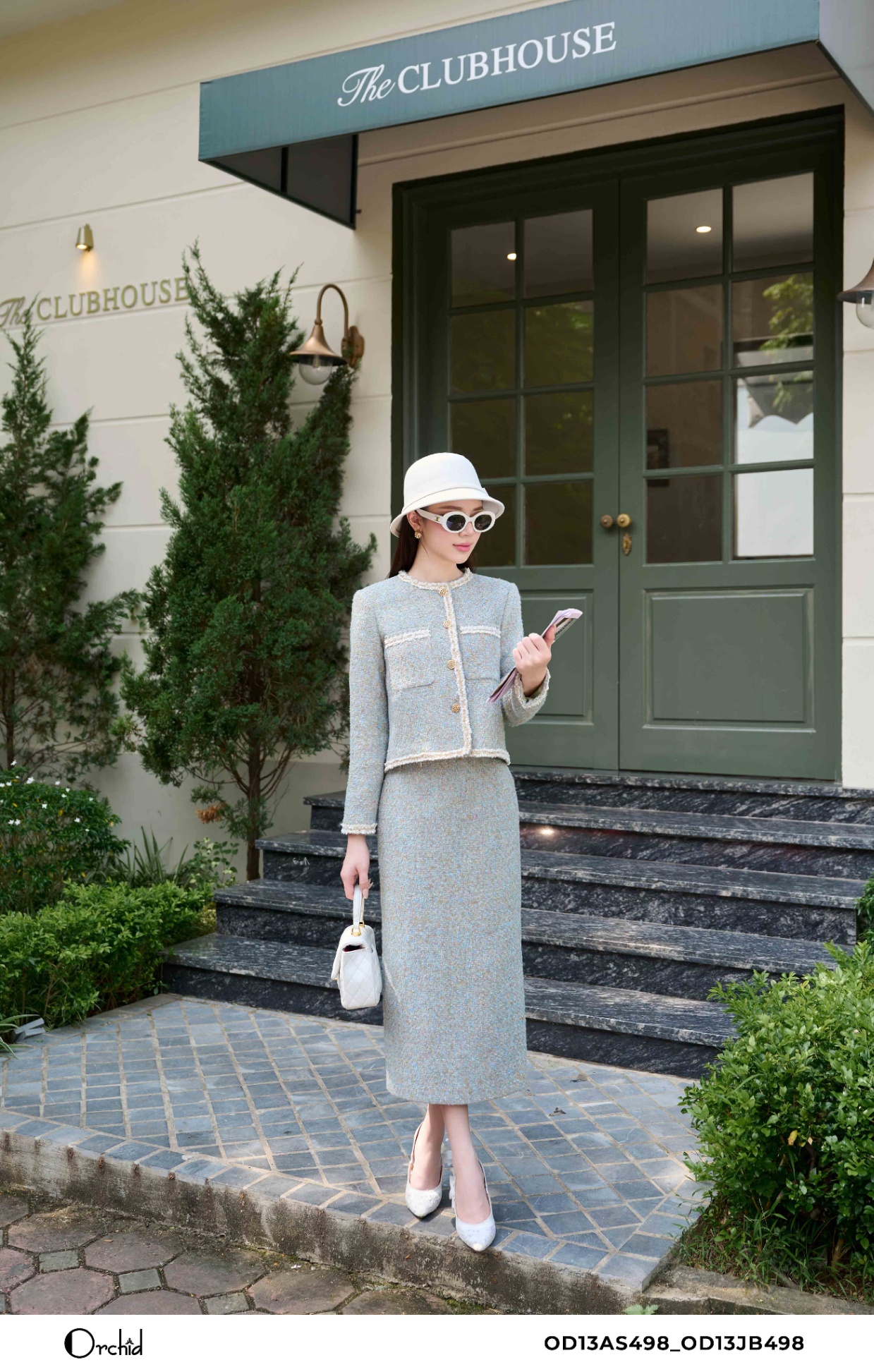 OD13AS498 - Bộ dạ tweed