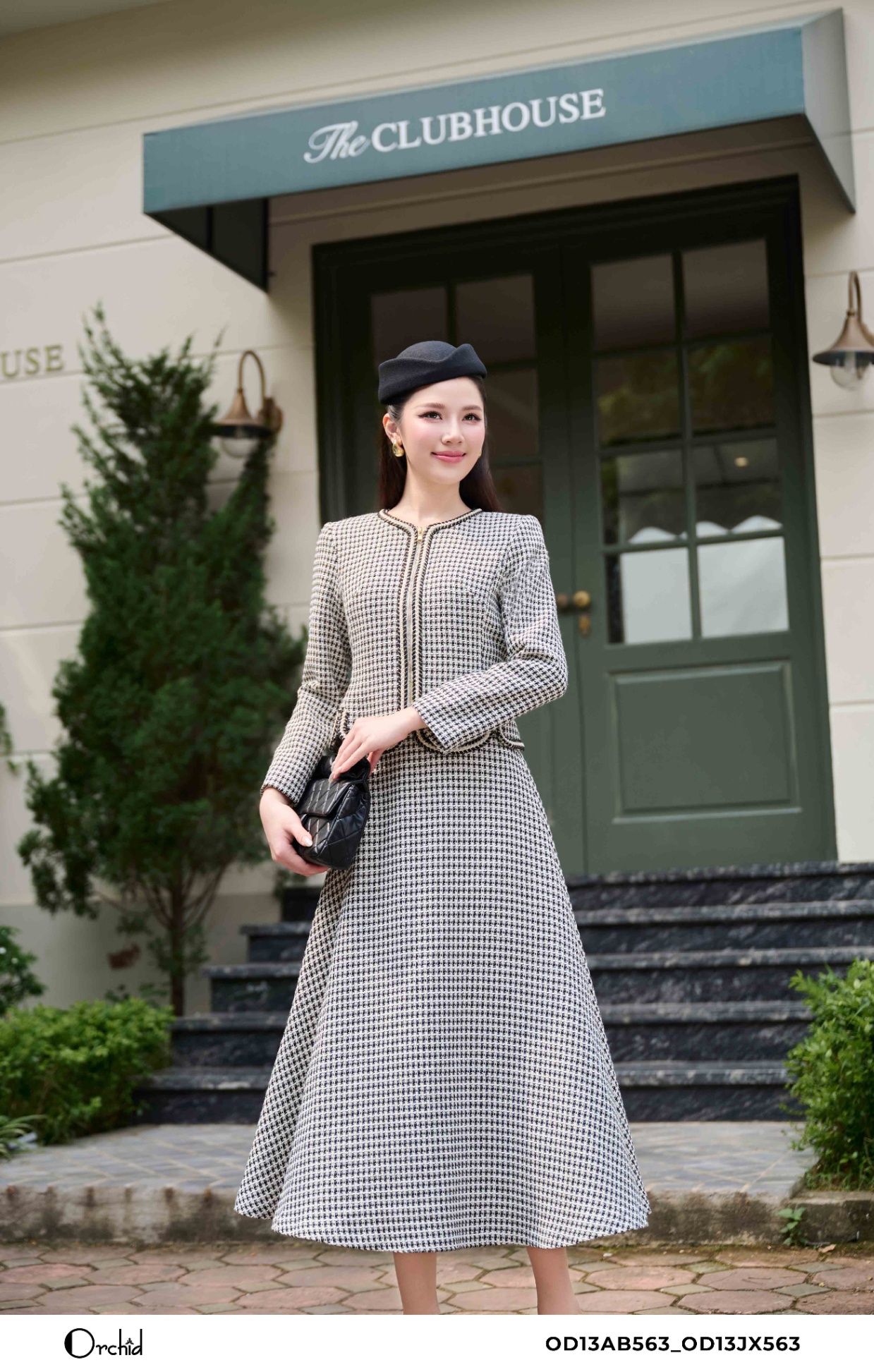 OD13AB563 - Bộ dạ tweed