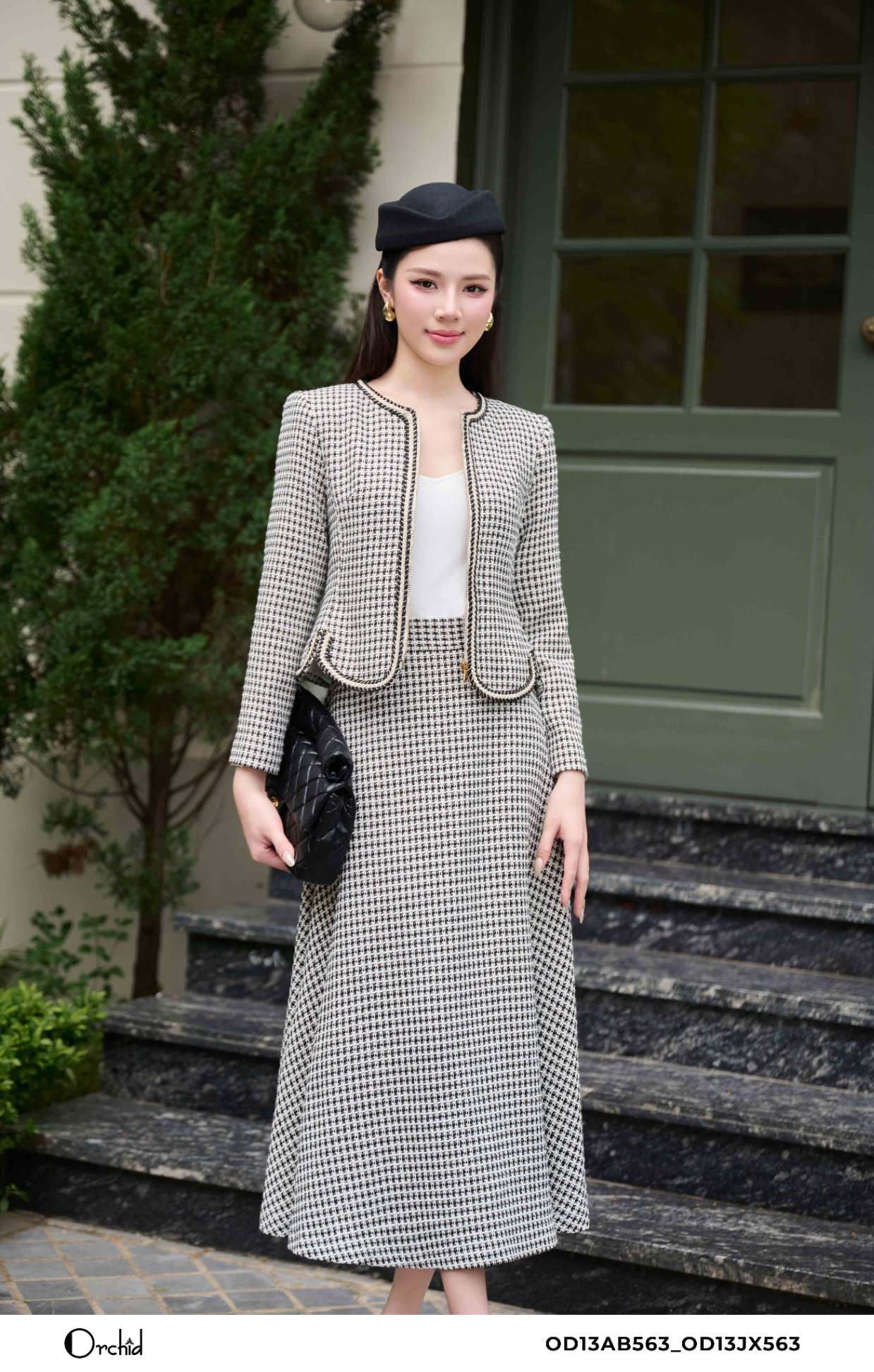OD13AB563 - Bộ dạ tweed