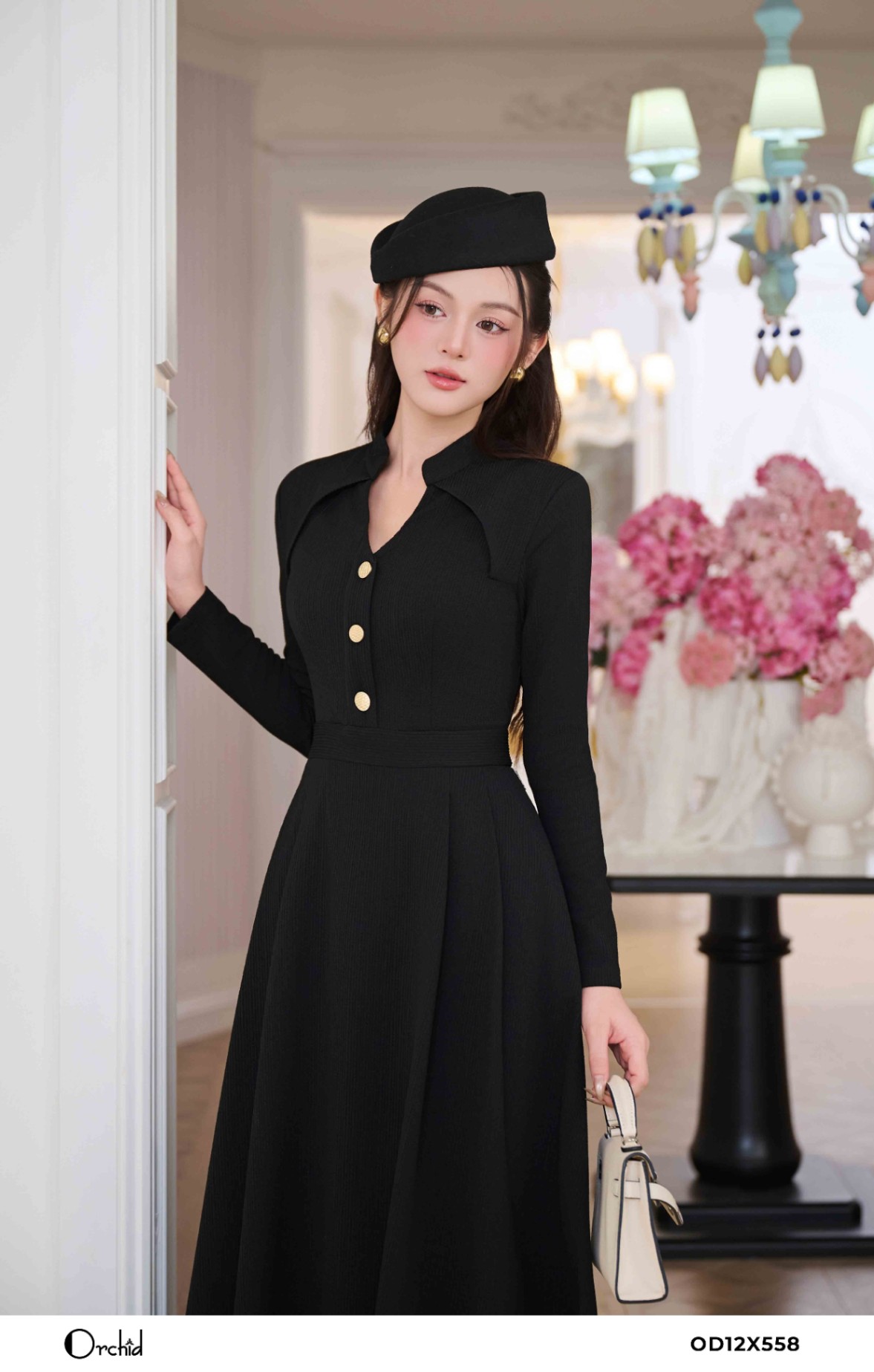 OD12X558 - Đầm len sóng