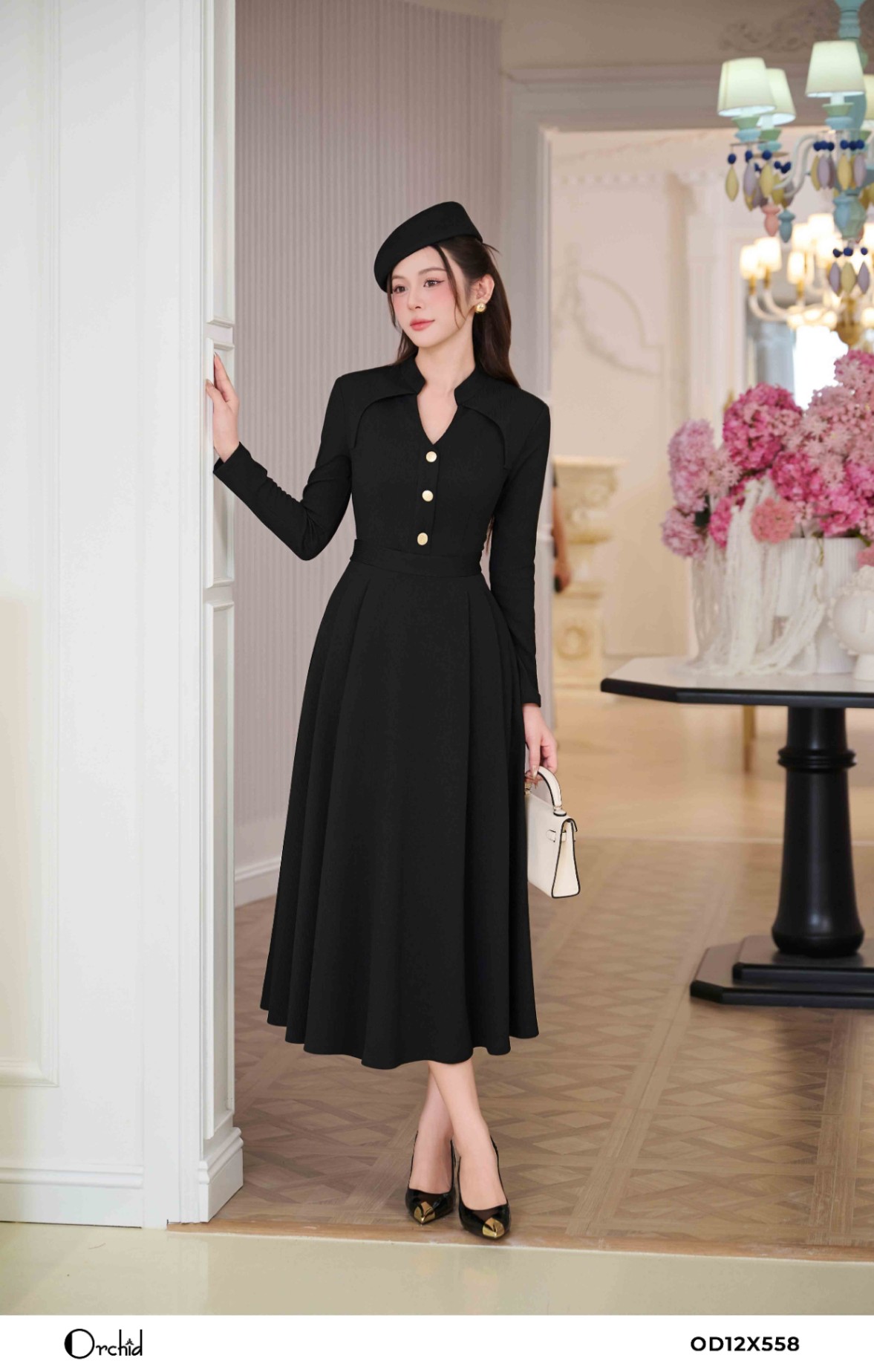 OD12X558 - Đầm len sóng