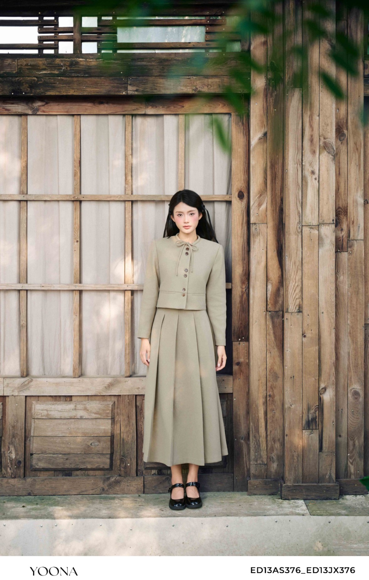 OH10X182 - Đầm kẻ đính đá kim sa