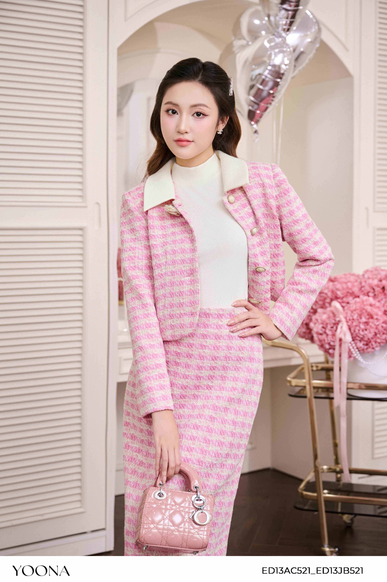 OH10A574 - Đầm twill silk
