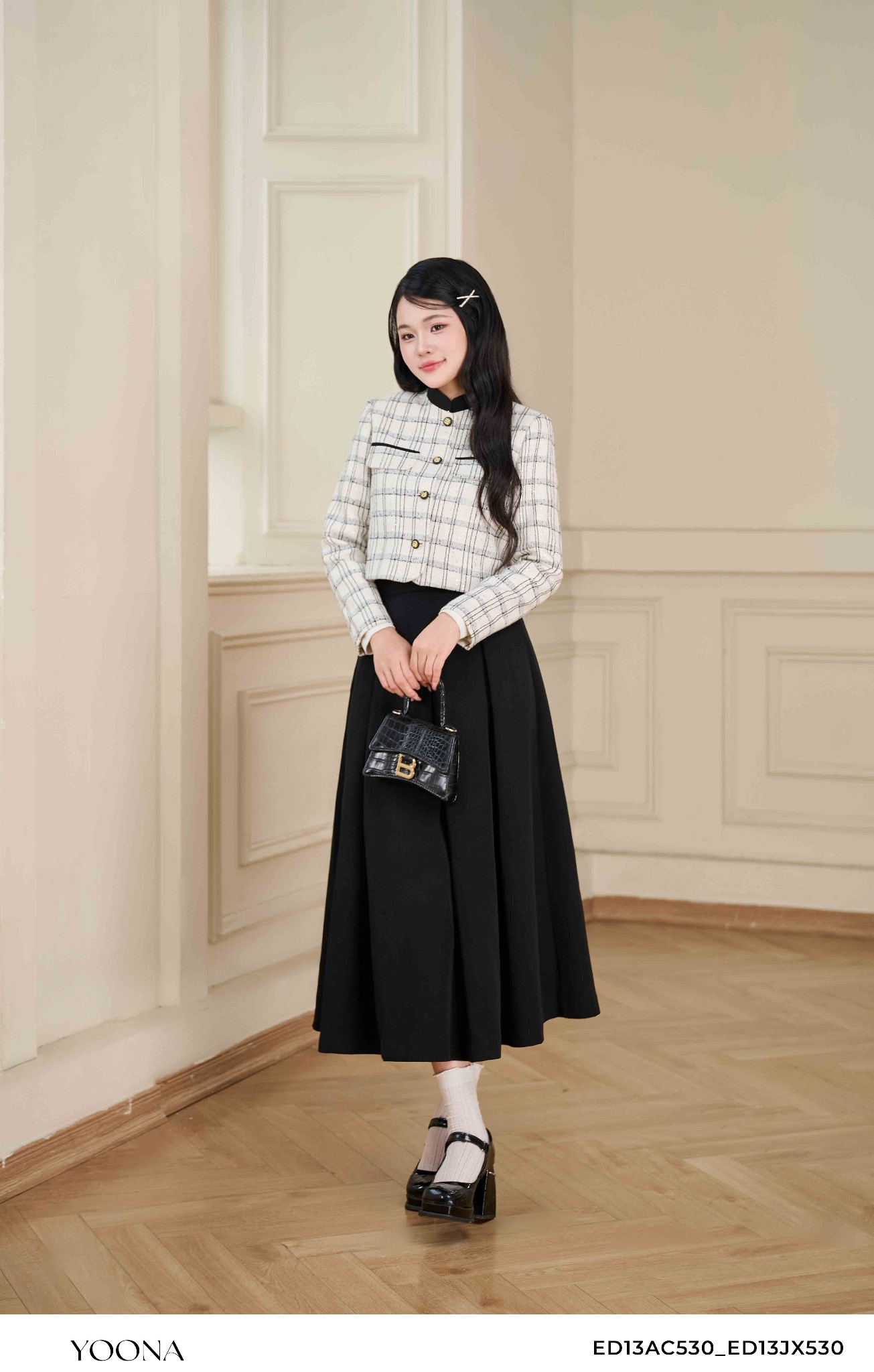 OHNK9X391 - Đầm thô tuyết