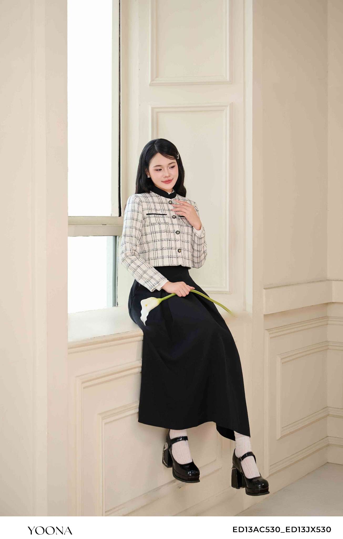 OHNK9X391 - Đầm thô tuyết