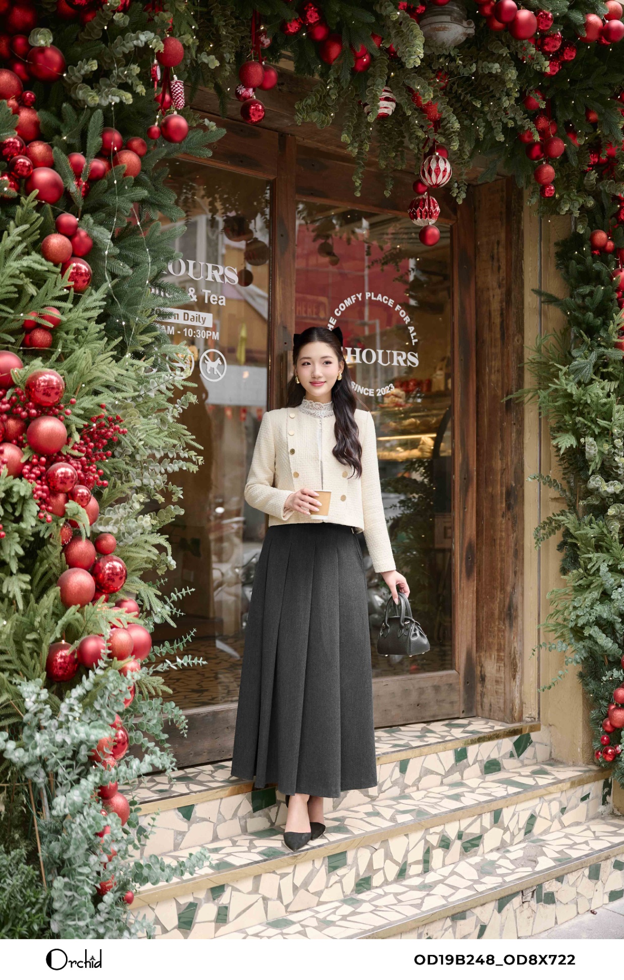 OD19B248 - Áo khoác dạ tweed