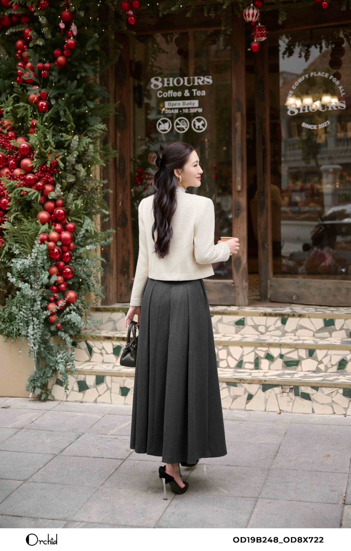 OD19B248 - Áo khoác dạ tweed