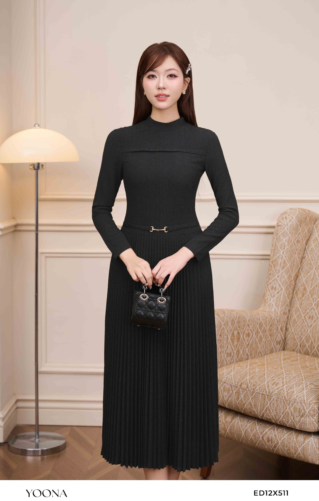 OHG2S464 - Áo cotton gân hạt