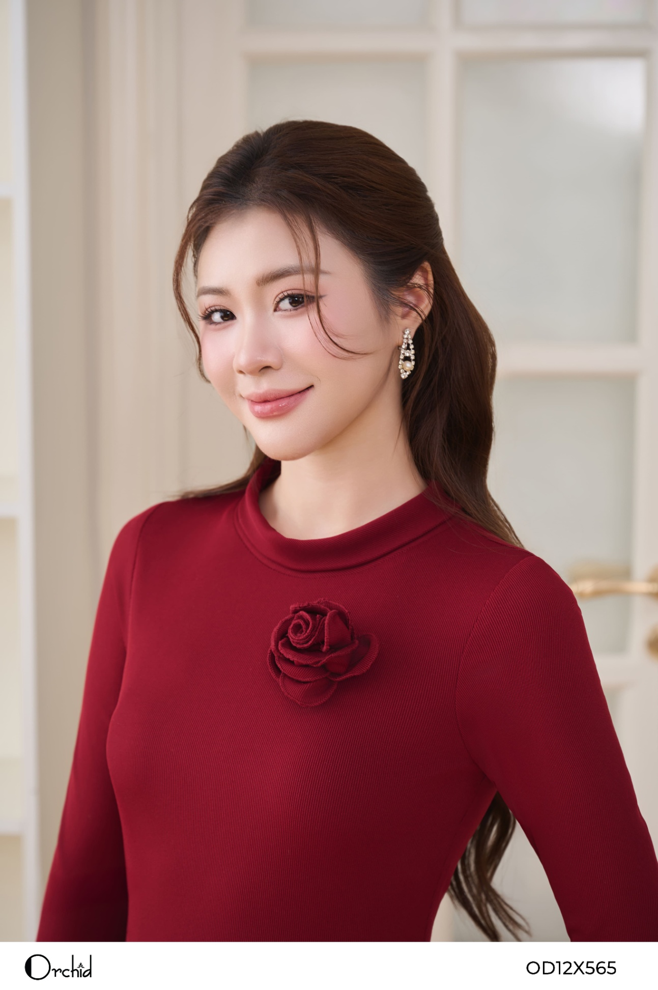 OD12X565 - Đầm len tăm