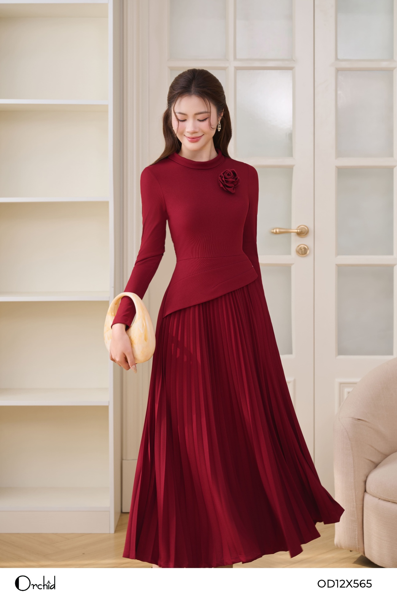 OD12X565 - Đầm len tăm