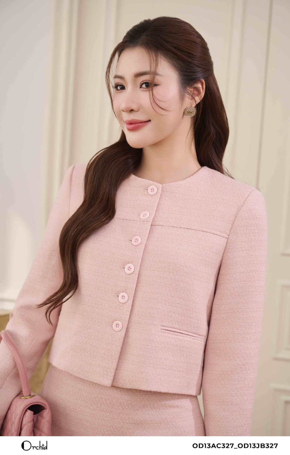 OD13AC327 - Bộ dạ tweed