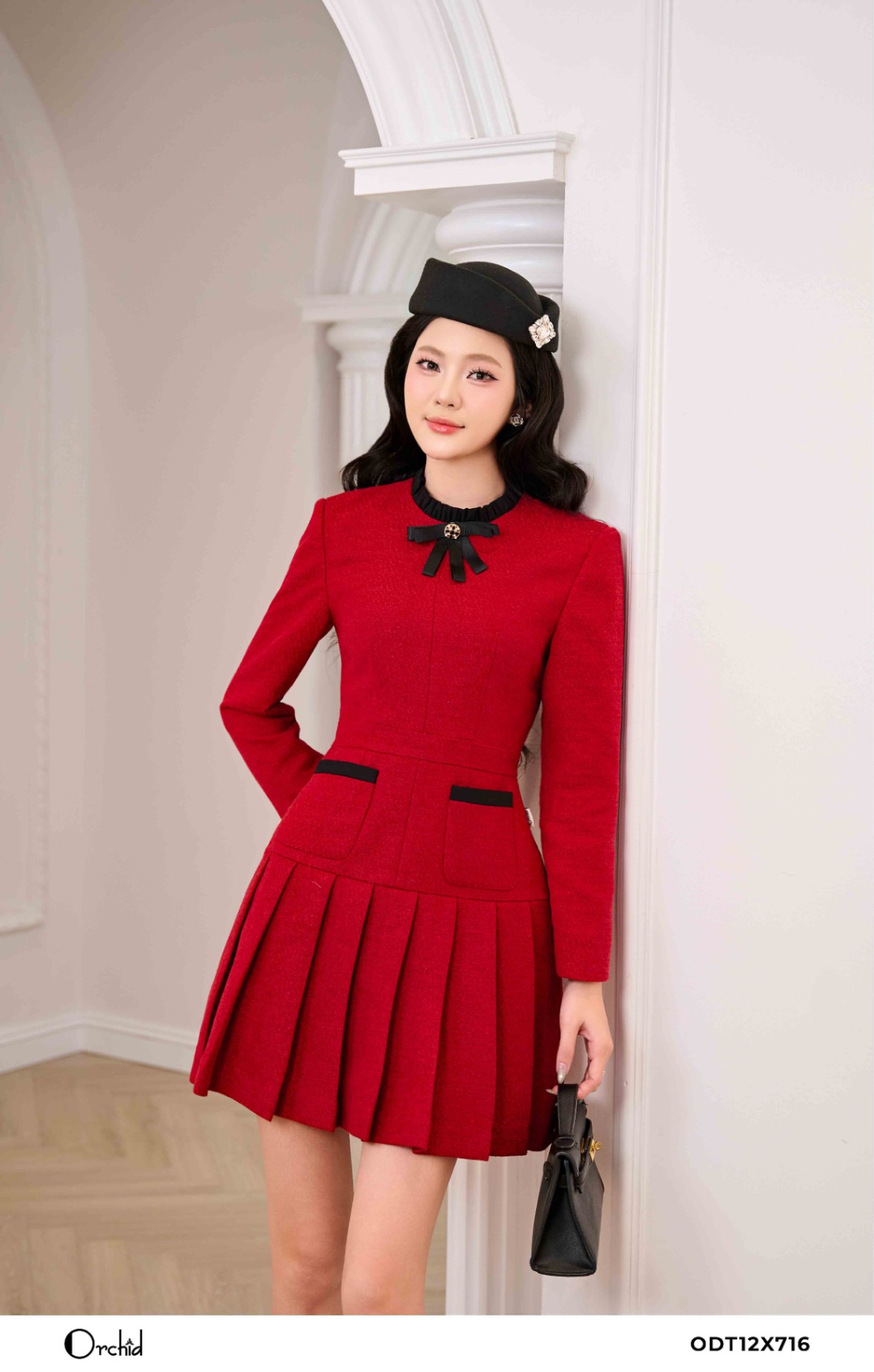 ODT12X716 - Đầm tweed