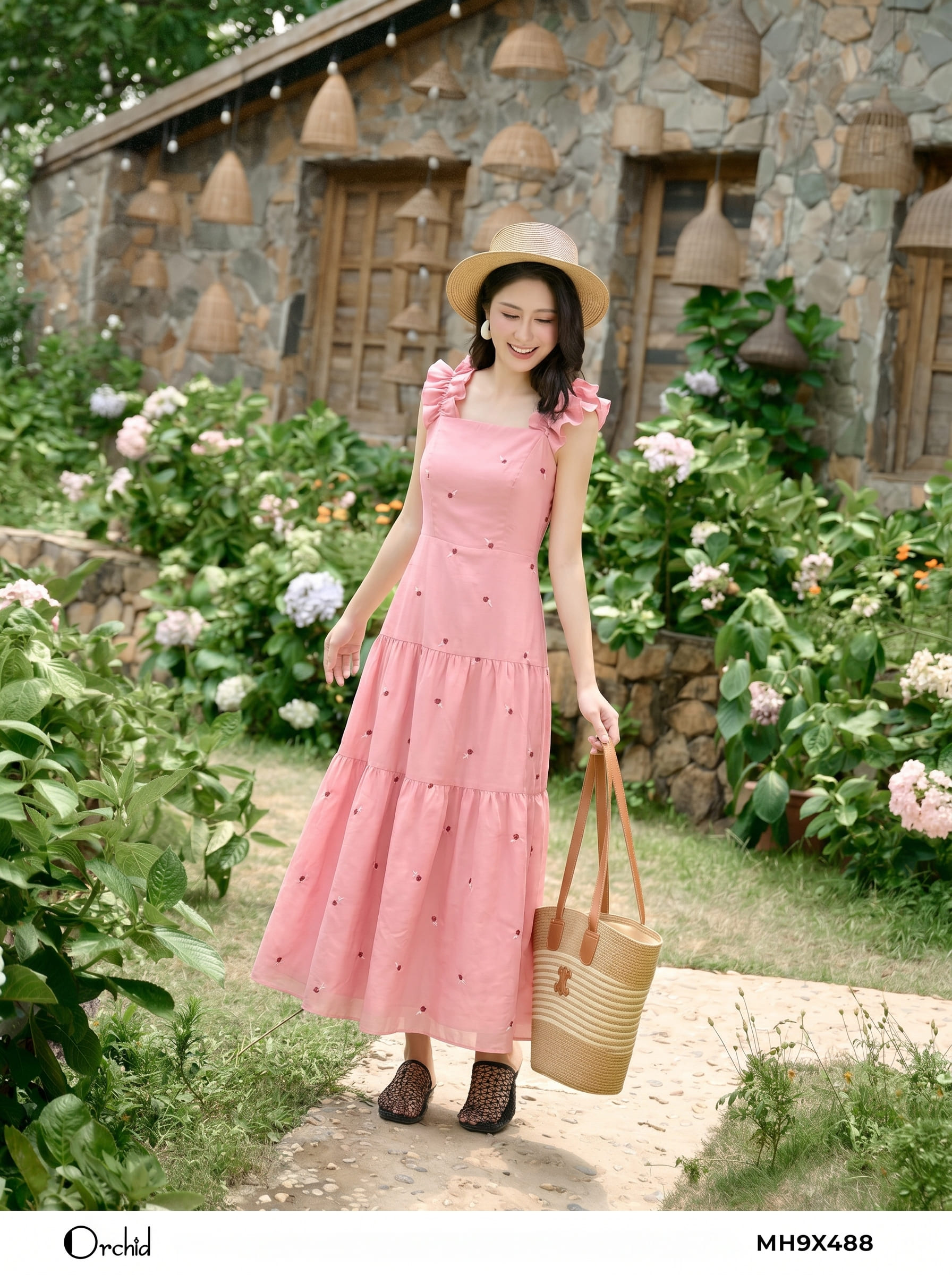 26MH9X488 - Đầm thô