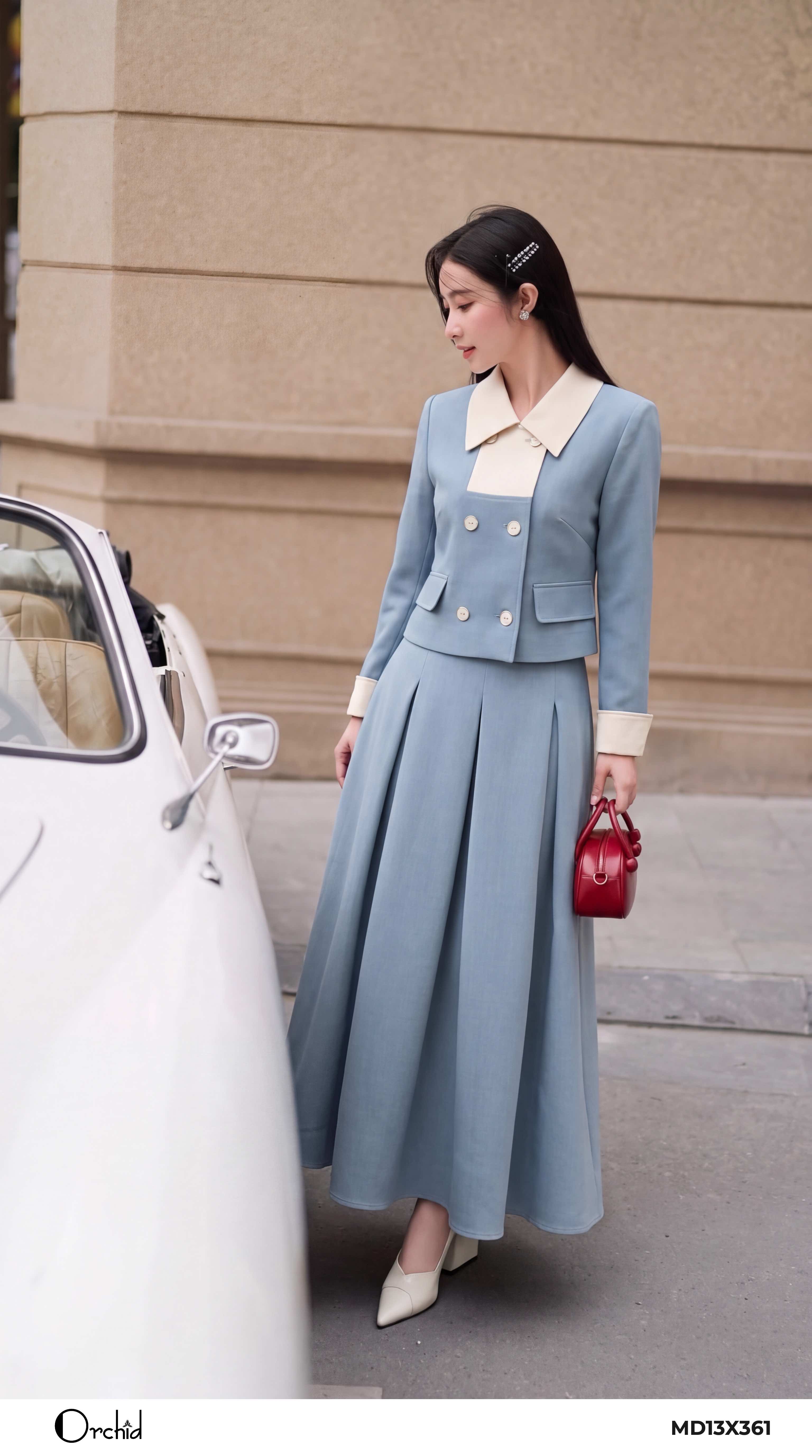 MD13X361 - Bộ twill silk hàn