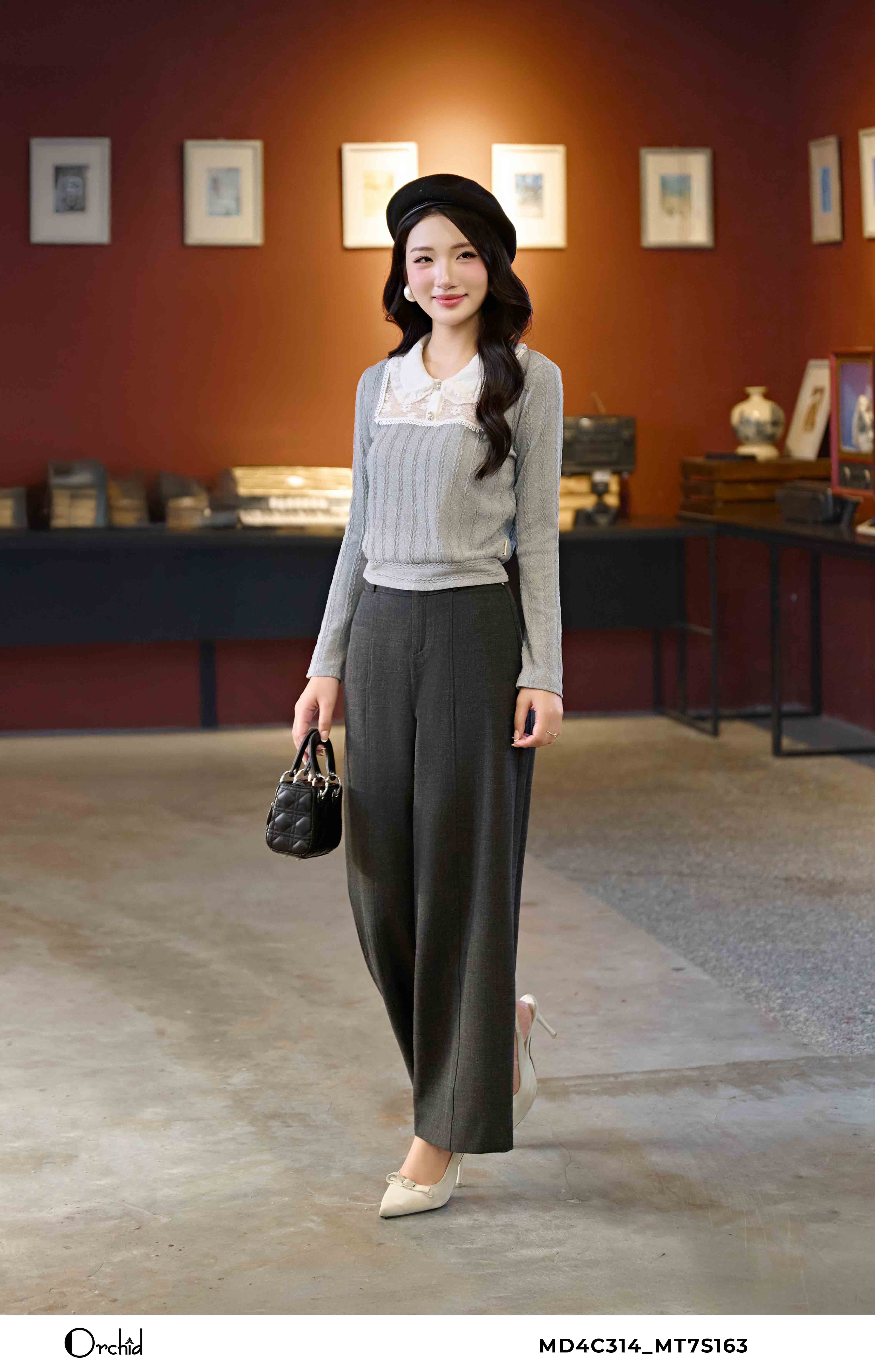 MD4C314 - Áo len vặn thừng